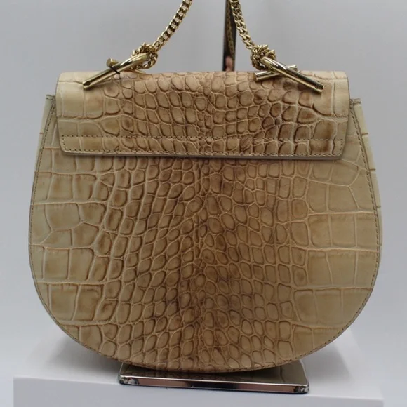 CHLOÉ Drew embossed crossbody bag - Picture 11 of 17